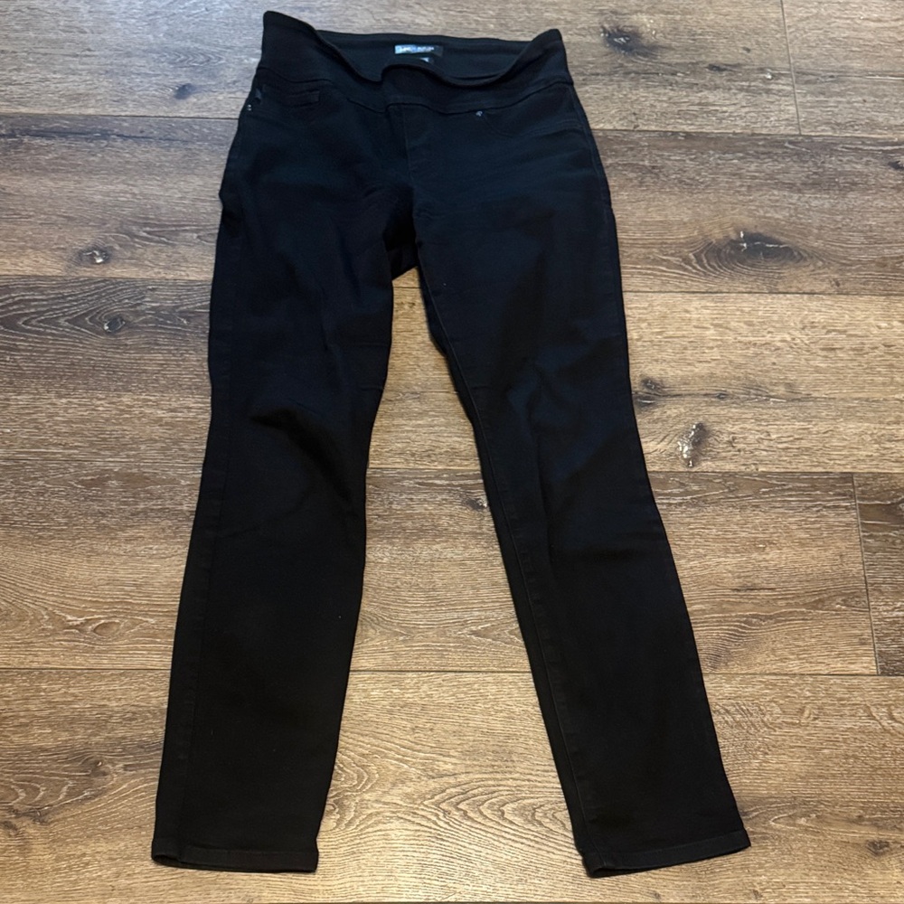Lee black slim fit‎ slim leg mid rise sculpting pants 8M